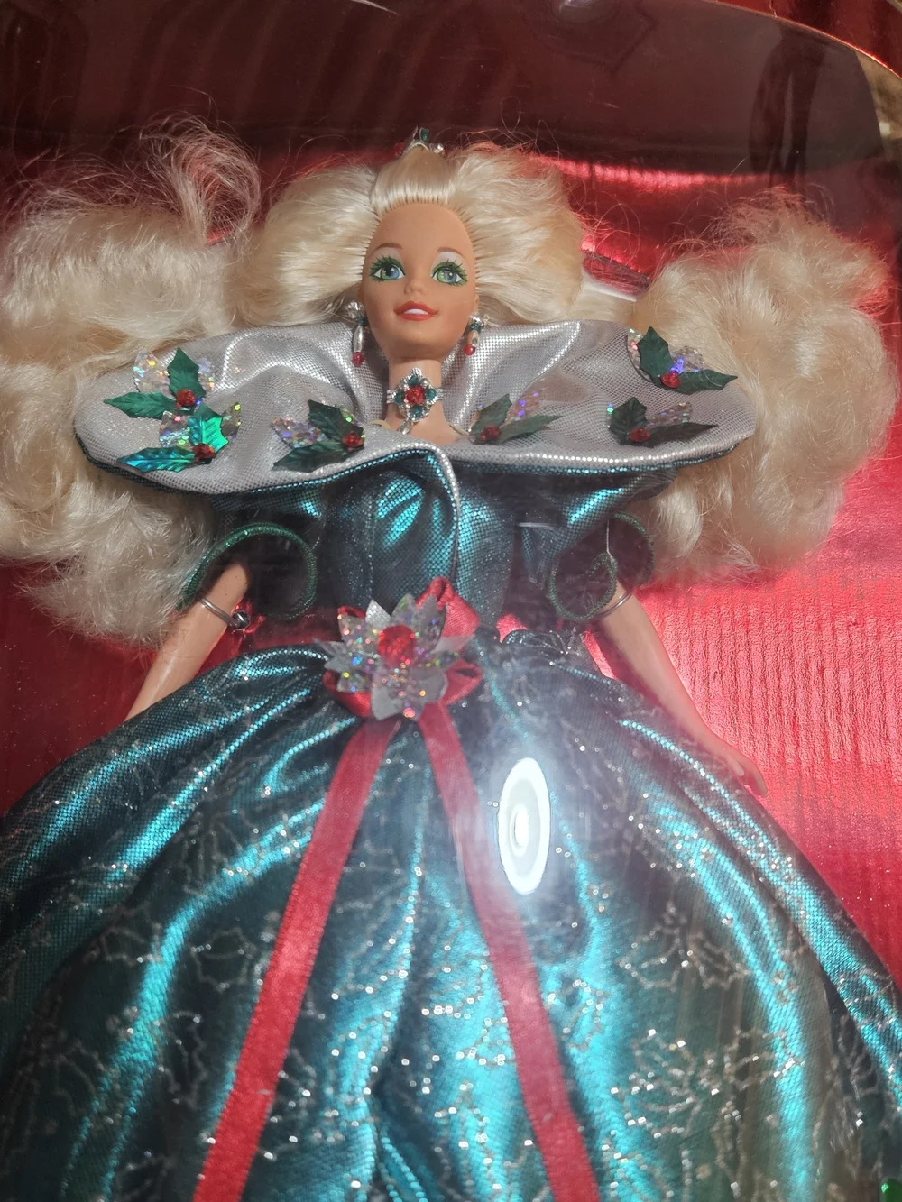 Barbie Teal & White Holiday Special Edition Doll